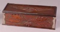 Lot 222 - An American Arts & Crafts copper table box, of...