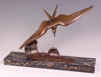 Lot 239 - M. Seconde - An Art Deco bronze model of a...