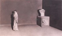 Lot 278 - Sam Sturis (b.1971) - Chest 2004, charcoal on...