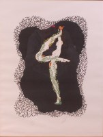 Lot 296 - Erte (French 1892-1990) - The Number 4 (1968),...