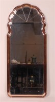 Lot 316 - An Art Deco bevelled hanging wall mirror,...