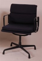 Lot 328 - Charles Eames for Vitra - A black coated cast...