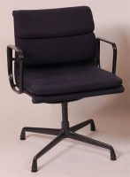 Lot 329 - Charles Eames for Vitra - A black coated cast...