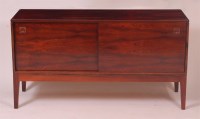 Lot 353 - A Scandinavian 1960s rosewood sideboard,...