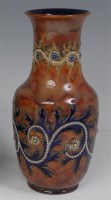 Lot 13 - A Royal Doulton stoneware vase by George...