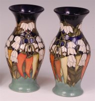Lot 44 - A pair of modern Moorcroft Chilli Peppers...