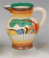 Lot 72 - A 1930s Clarice Cliff Devon pattern pottery...