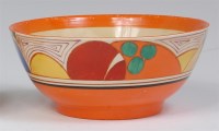 Lot 83 - A 1930s Clarice Cliff Melons pattern pottery...