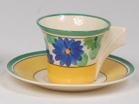 Lot 85 - A 1930s Clarice Cliff Sungay pattern pottery...