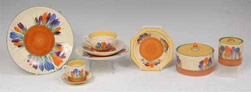 Lot 88 - A collection of 1930s Clarice Cliff Autumn...