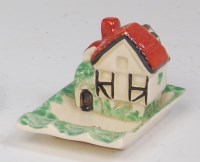Lot 92 - A 1930s Clarice Cliff pottery ashtray, of...