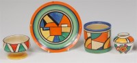 Lot 93 - A 1930s Clarice Cliff Abstract Watermill...