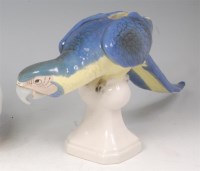Lot 105 - A Royal Dux Art Deco glazed porcelain model of...