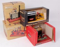 Lot 91 - Mixed Mamod and Meccano steam engine and...