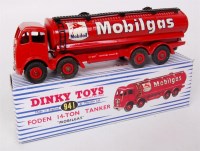 Lot 1937 - French Dinky Toys, 914 Mobilgas 14-ton tanker,...