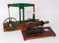 Lot 48 - Scratch built simple full beam engine with...