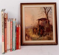 Lot 58 - A small oil on board painting after P.Bradshaw...
