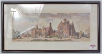 Lot 65 - A railway carriage print Stowmarket Station by...