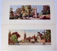 Lot 78 - 4 original unframed carriage prints of East...