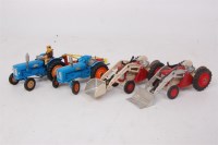 Lot 1760 - Corgi Toys, tractor and implement group, 4...