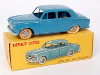 Lot 1942 - French Dinky Toys, 24B Berline 403 Peugeot,...