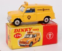 Lot 1946 - Dinky Toys, 274 Morris Minor AA Mini van,...