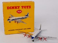Lot 1947 - Dinky Toys, 706 Vickers Viscount Airliner,...