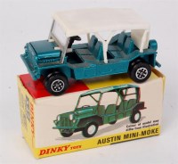 Lot 1951 - Dinky Toys, 342 Austin Mini Moke, metallic...