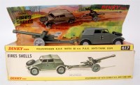 Lot 1956 - Dinky Toys, 617 VW KDF and 50mm gun,...