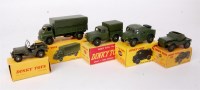 Lot 1957 - Dinky Toys, boxed military diecast group to...
