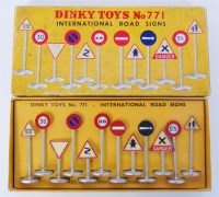 Lot 1981 - Dinky Toys, 771 International Road Signs...