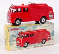 Lot 2002 - Dinky Toys, 276 airport fire tender, red body...