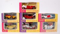 Lot 2316 - Matchbox models of yesteryear pink/yellow and...