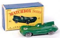 Lot 2317 - Matchbox, 1-75 series No.41b Jaguar D-Type,...