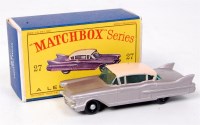 Lot 2318 - Matchbox, 1-75 series No.27C Cadillac Sixty...