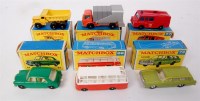 Lot 2325 - Six boxed Matchbox 1-75 series diecasts, all...