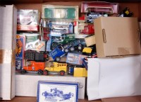 Lot 2343 - Two boxes containing approx. 90+ mixed modern...