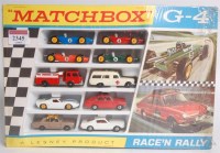 Lot 2345 - Matchbox gift set 4, race N rally set,...