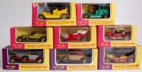 Lot 2346 - 8 boxed Matchbox Models of Yesteryear F and G...