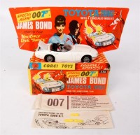 Lot 1748 - Corgi Toys, 336 James Bond's Toyota 2000 GT,...