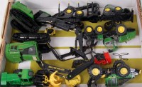 Lot 2577 - John Deere, forestry related diecast group, 6...