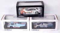 Lot 2606 - 3 boxed as issued 1/18th scale Norev diecast...