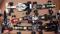 Lot 2609 - 7 assorted 1/18th scale Formula 1 related...