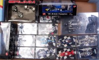 Lot 2613 - Minichamps and Brumm plastic cased or boxed...