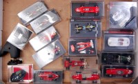Lot 2614 - 17 assorted Formula 1 related diecast vehicle...