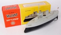Lot 3160 - Sutcliffe Models, Valiant Battleship, black...