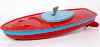 Lot 3182 - Tri-ang, Speedboat No.100, tinplate and...