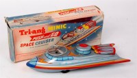 Lot 3198 - Tri-ang Minic Push-and-Go Space Cruiser,...