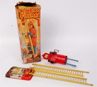 Lot 3199 - Marx Toys (UK), No.735 climbing fireman,...