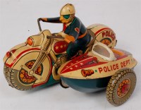Lot 3226 - Marusan (Japan), 1950s tinplate police...